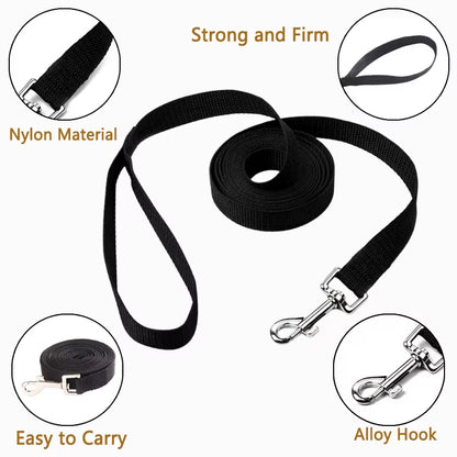 Long Strong Pet Dog Leash for Small Medium Large Dogs Cats Hiking Puppy Solid Traction Rope Golden Retriever Bulldog Accessories